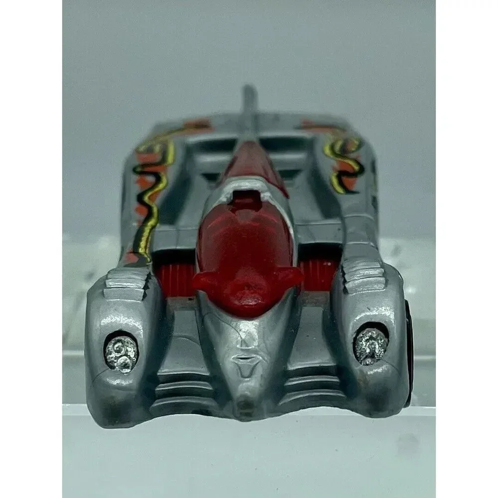 Hot Wheels Power Piston Silver‎ With Black Green & Red Serpent 3” Vintage 1994